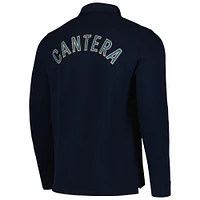 Polo à manches longues Pumas Cantera Rugged pour hommes, bleu marine