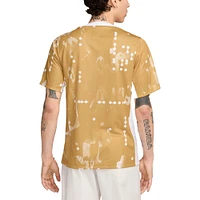 Men's Nike Gold Pumas 2024/25 Academy Pro Pre-Match Top