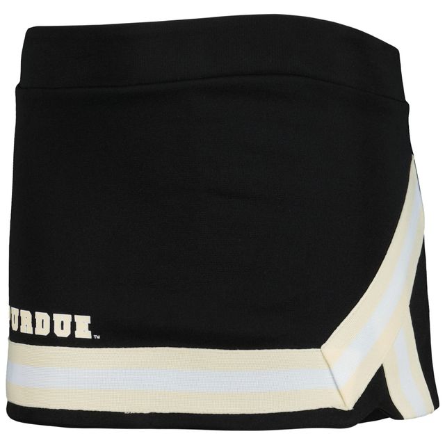 Girls Youth Colosseum Noir Purdue Boilermakers Carousel Ensemble de pom-pom girl