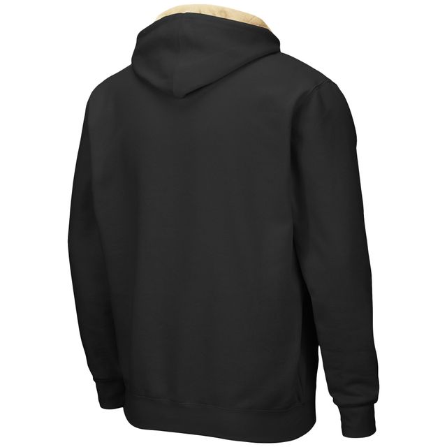 Sweat à capuche Colosseum Black Purdue Boilermakers Arch & Logo 3.0 pour homme