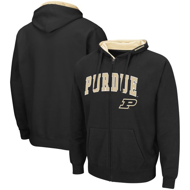Sweat à capuche Colosseum Black Purdue Boilermakers Arch & Logo 3.0 pour homme