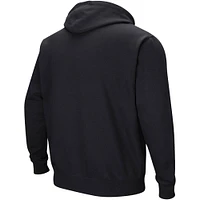 Men's Colosseum Black Purdue Boilermakers Double Arch Pullover Hoodie