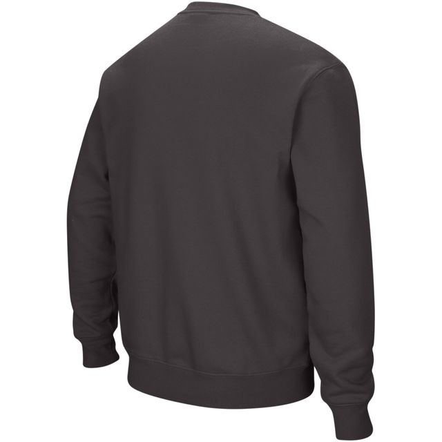 Sweat-shirt Colosseum Charcoal Purdue Boilermakers Arch & Logo pour hommes