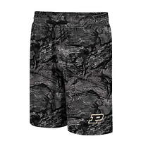 Men's Colosseum Charcoal Purdue Boilermakers Realtree Aspect Ohana Swim Shorts