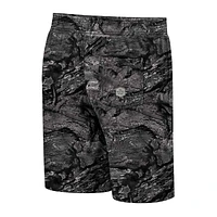Men's Colosseum Charcoal Purdue Boilermakers Realtree Aspect Ohana Swim Shorts
