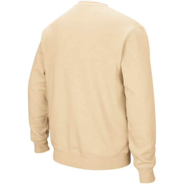 Sweat-shirt Colosseum Gold Purdue Boilermakers Arch & Logo pour hommes