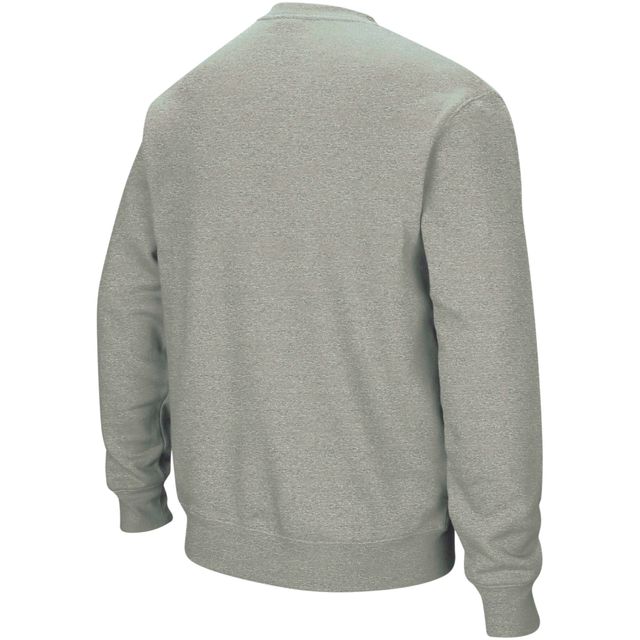 Sweat-shirt Colosseum Heather Grey Purdue Boilermakers Arch & Logo pour hommes
