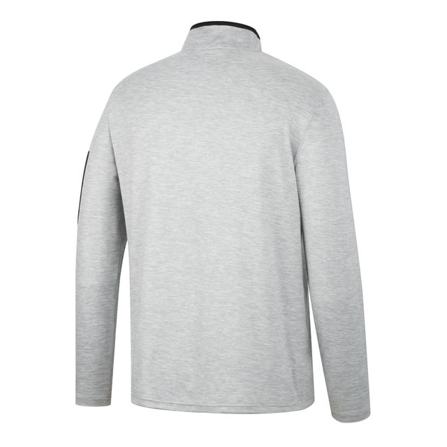 Colosseum Heathered Grey/Black Purdue Boilermakers Country Club Coupe-vent pour homme