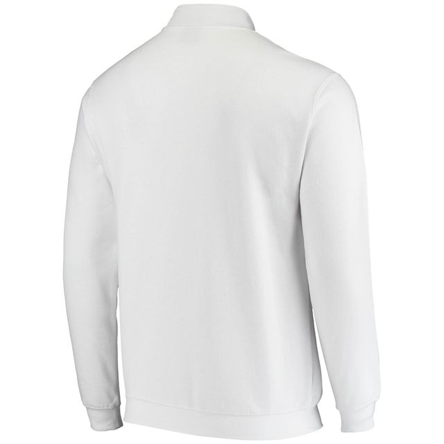 Colosseum Blanc pour homme Purdue Boilermakers Tortugas Logo Quarter-Zip Jacket