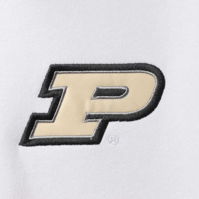 Colosseum Blanc pour homme Purdue Boilermakers Tortugas Logo Quarter-Zip Jacket