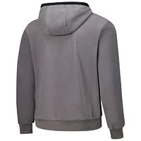 Men's  Columbia Gray Purdue Boilermakers Flanker Fleece Pullover Hoodie