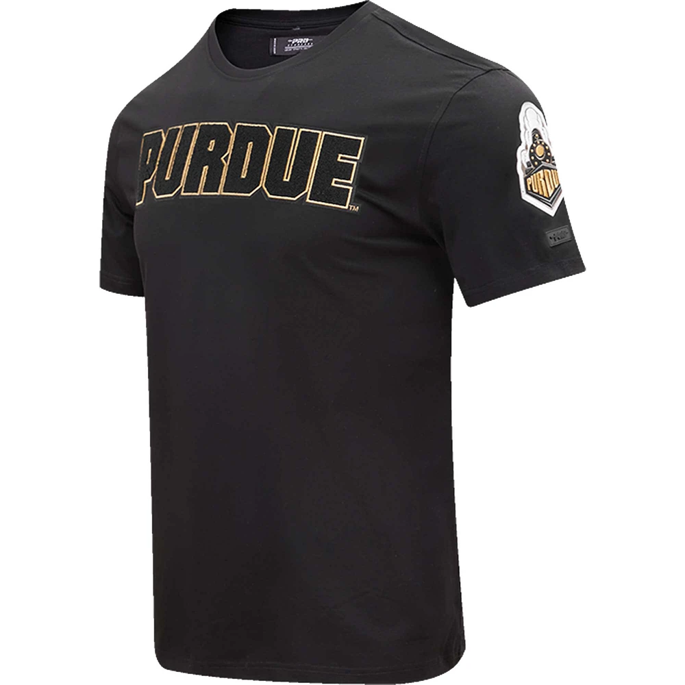 Men's Pro Standard Black Purdue Boilermakers Classic T-Shirt