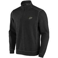 Tommy Bahama Noir Purdue Boilermakers Sport Tobago Bay Tri-Blend Half-Zip Jacket