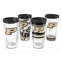 Tervis Purdue Boilermakers Four-Pack 16oz. Classic Tumbler Set