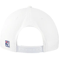 Unisex The Game White Purdue Boilermakers Retro Circle ‘80s Throwback Snapback Hat