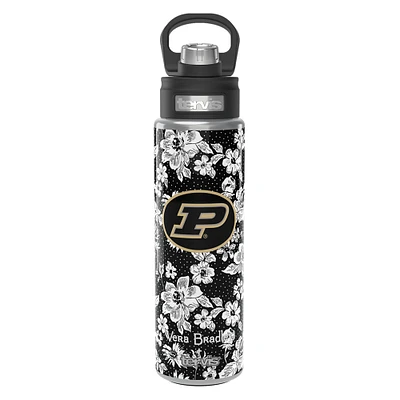 Vera Bradley x Tervis Purdue Chaudronniers 24 oz. Bouteille à large ouverture avec couvercle de luxe