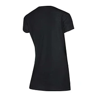 Ensemble de nuit pour femme Concepts Sport Black Purdue Boilermakers Vector T-shirt et pantalon en flanelle