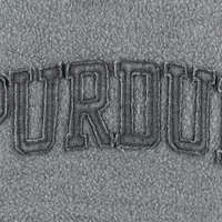 Women's Pressbox Black Purdue Boilermakers Ponchoville Pullover Sweatshirt