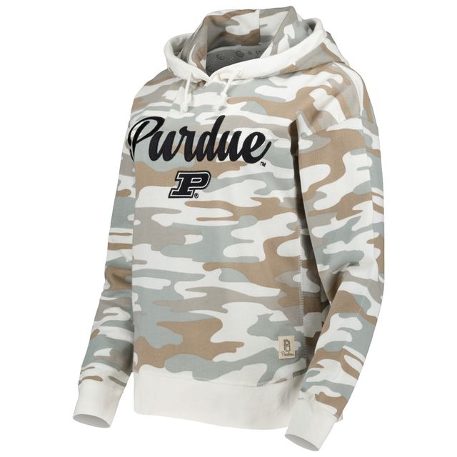 Sweat à capuche Pressbox Camo Purdue Boilermakers San Pablo pour femme