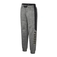 Pantalon polaire pour jeunes Colosseum Heather Gray Purdue Boilermakers