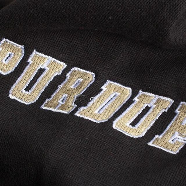 Chandail à capuchon gros logo Purdue Boilermakers de stade athlétique pour jeunes