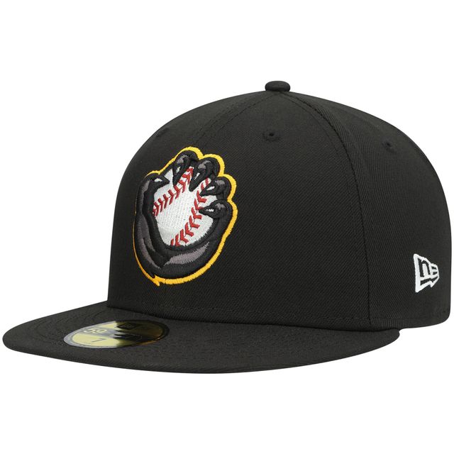 Casquette ajustée 59FIFTY Road pour homme New Era noire Quad Cities River Bandits Authentic Collection
