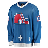 Men's Fanatics Mats Sundin Blue Quebec Nordiques Premier Breakaway Retired Player - Jersey