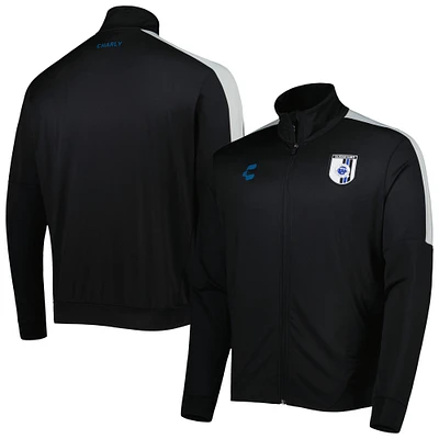 Veste à col montant Charly noir/gris Queretaro FC Light DRY FACTOR pour homme