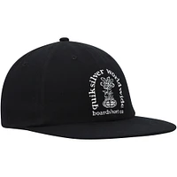 Men's Quiksilver Black Fortune Snapback Hat