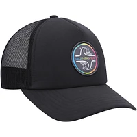 Men's Quiksilver Black Groundswell Trucker Snapback Hat