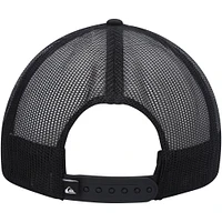 Men's Quiksilver Black Groundswell Trucker Snapback Hat