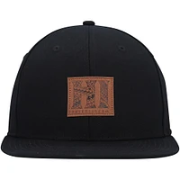 Men's Quiksilver Black Hi Island Snapback Hat