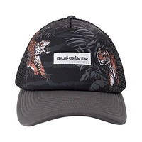 Men's Quiksilver Black Pidgeon Coop Trucker - Snapback Hat