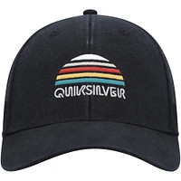 Men's Quiksilver Black Stringer Snapback Hat