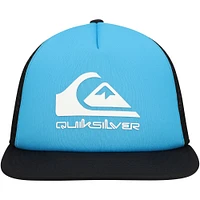 Men's Quiksilver Blue/Black Foamslayer Trucker Snapback Hat