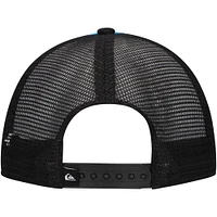 Men's Quiksilver Blue/Black Foamslayer Trucker Snapback Hat