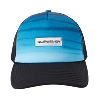 Men's Quiksilver Blue/Black Pidgeon Coop Trucker - Snapback Hat