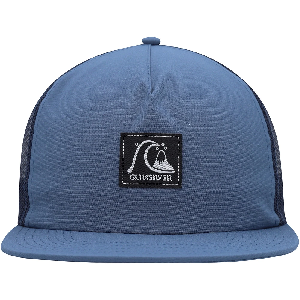 Men's Quiksilver Blue Checked Out Snapback Hat
