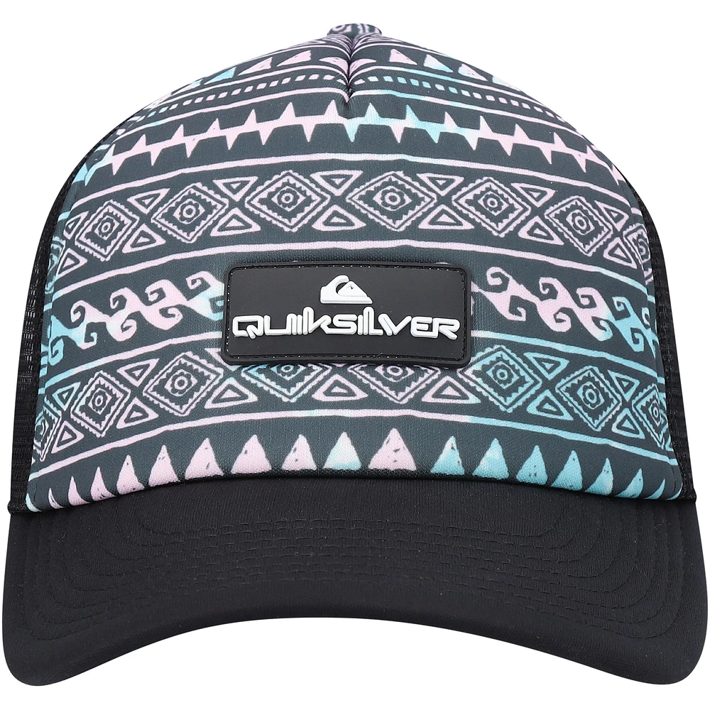 Men's Quiksilver Navy Foam Grillson Trucker Snapback Hat