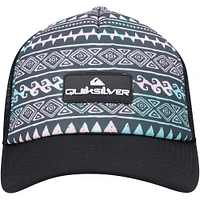 Men's Quiksilver Navy Foam Grillson Trucker Snapback Hat
