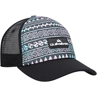 Men's Quiksilver Navy Foam Grillson Trucker Snapback Hat