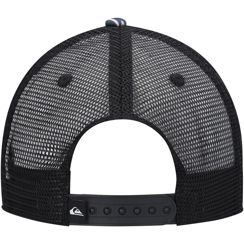 Men's Quiksilver Navy Foam Grillson Trucker Snapback Hat