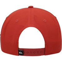 Men's Quiksilver Red Tride Snapback Hat