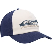 Men's Quiksilver White/Navy Take A Hike Snapback Hat