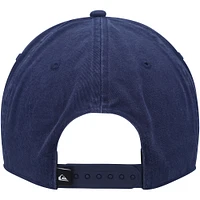 Men's Quiksilver White/Navy Take A Hike Snapback Hat