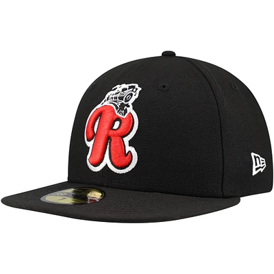 Casquette ajustée 59FIFTY noire Reading Fightin Phils Authentic Collection pour hommes