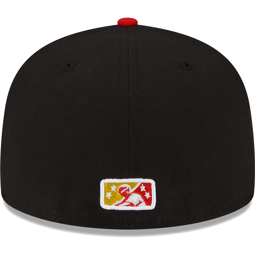 Men's New Era Black Reading Phillies Copa De La Diversion 59FIFTY Fitted Hat
