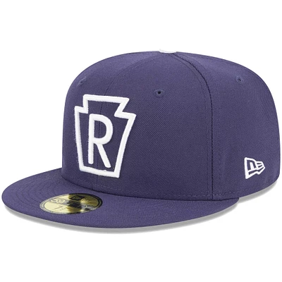 Casquette ajustée 59FIFTY pour homme bleu marine Reading Phillies Theme Nights Keystones New Era