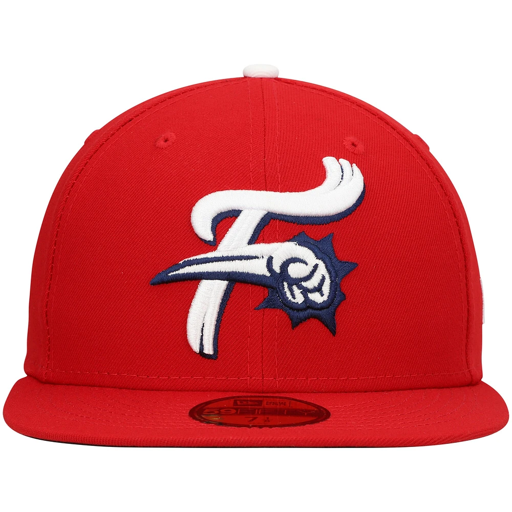 NWE REAPHL RED HOME MIB AUTHENTIC COLLECTION 59FIFTY HATMENHIC