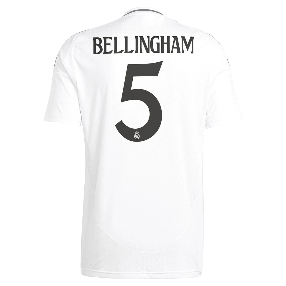 Men's adidas Jude Bellingham White Real Madrid 2024/25 Home Replica Player Jersey